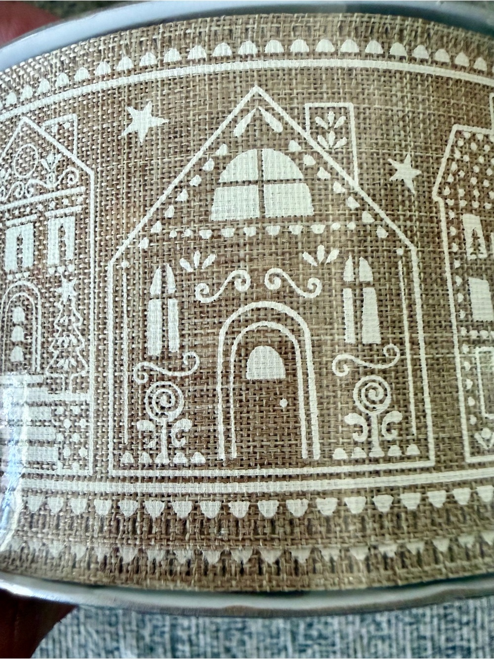 Neutral Beige Gingerbread House Decorative Tin Set - Home Accents - Picture 2 of 4